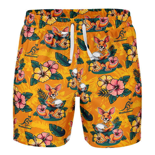 Wallabies Skipper Hawaiian Shorts
