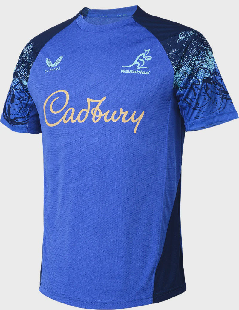 Wallabies Performance Tee - dazzling blue/beacon blue