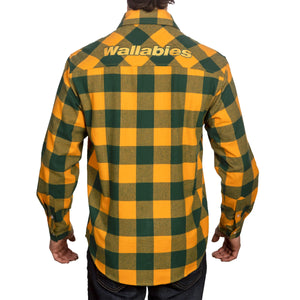 Wallabies Lumberjack Flannel Shirt - The Rugby Shop Darwin