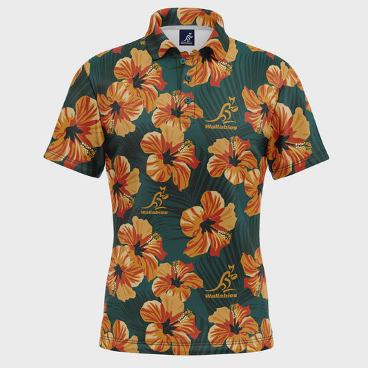 Wallabies Aloha Golf Shirt