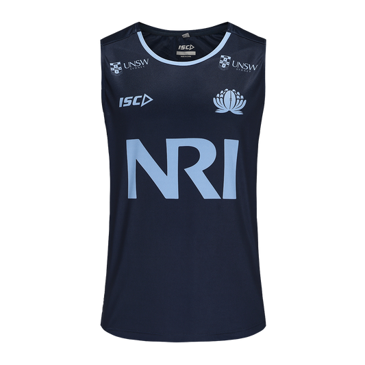 Waratahs Training Singlet 2025 - navy