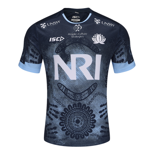 Waratahs Run Out Tee 2025 - navy