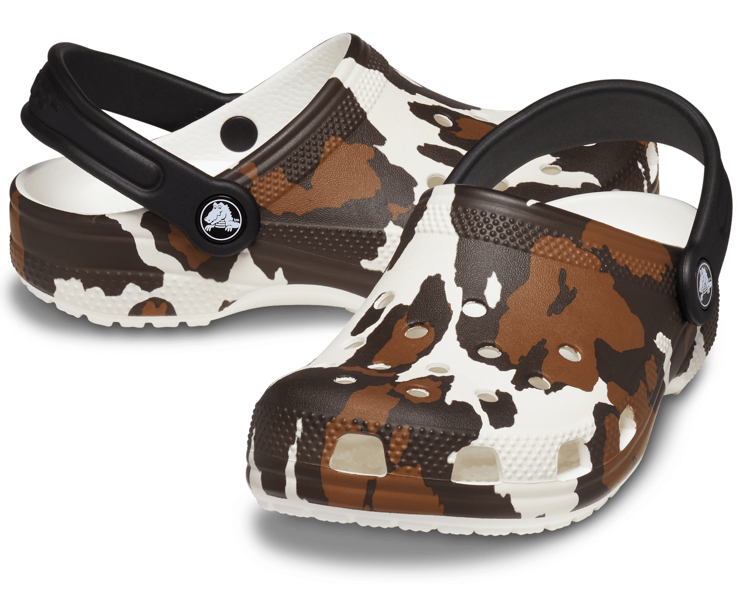 Classic Cow Print Kids Clog