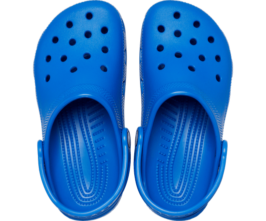 Classic Clog Kids - blue bolt