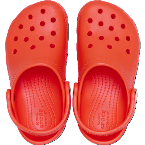 Classic Clog Toddlers - shocking orange