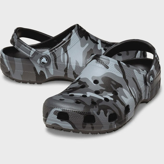 Classic Camouflage Clog - black/slate grey