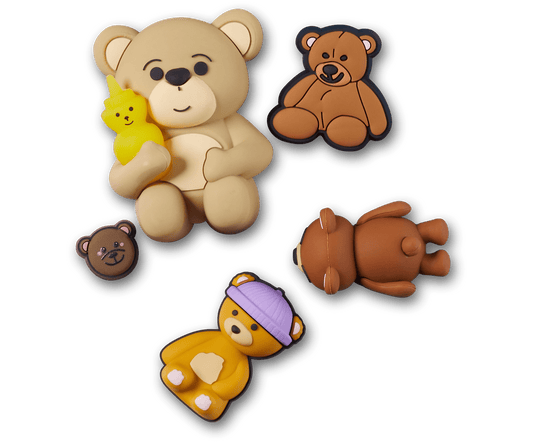 Jibbitz Bears Oh My - 5 pack