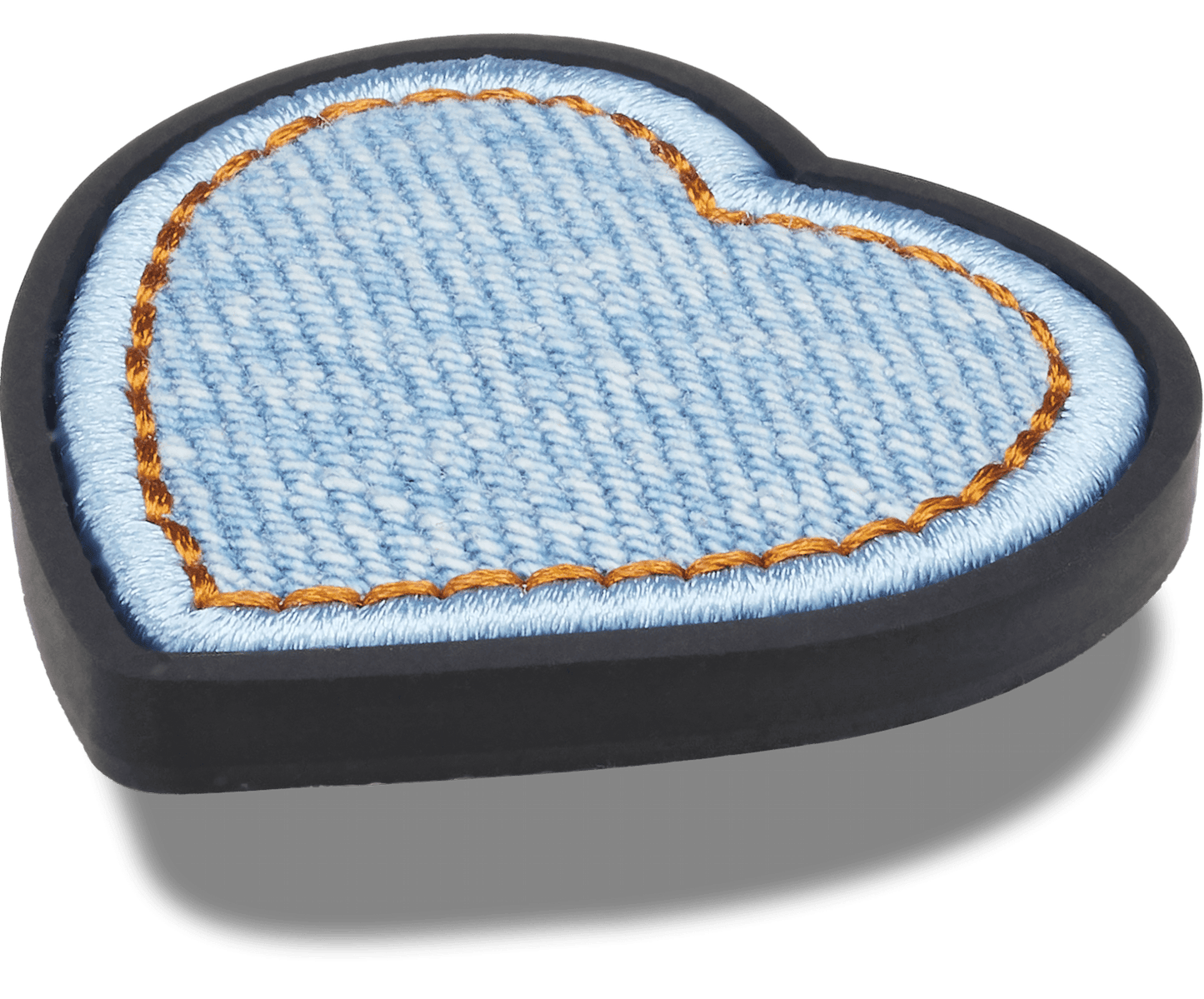 Jibbitz Denim Patch Heart