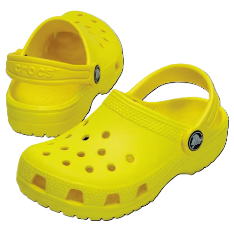 Classic Clog Kids - lemon