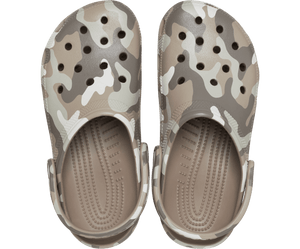 Crocs Classic Printed Camo Clog mushroom multi The Rugby Shop Darwin