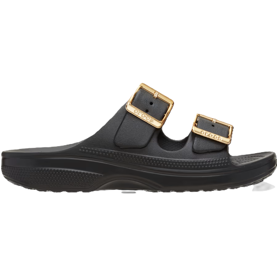 Saturday Metallic Buckle Sandal - black