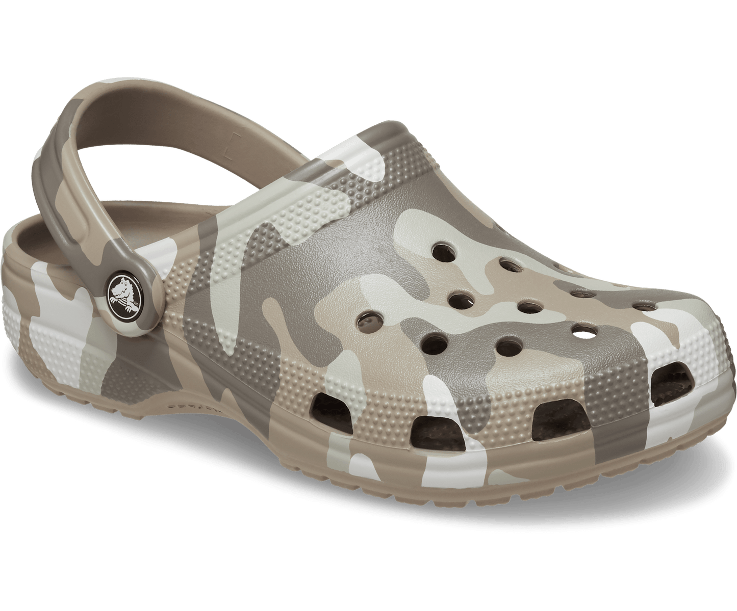 Classic Printed Camo Clog - mushroom/multi