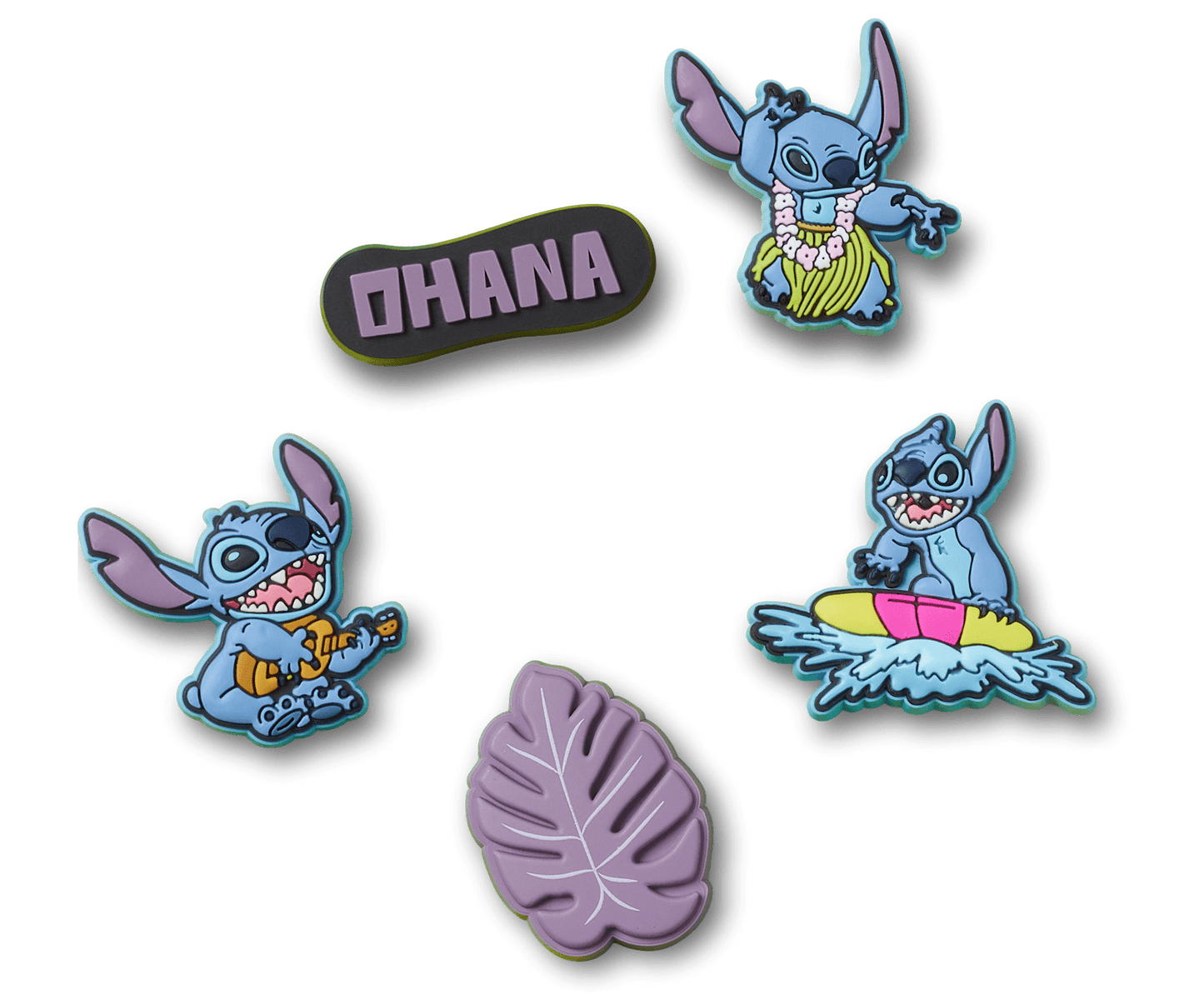 Jibbitz Stitch Tropical - 5 pack