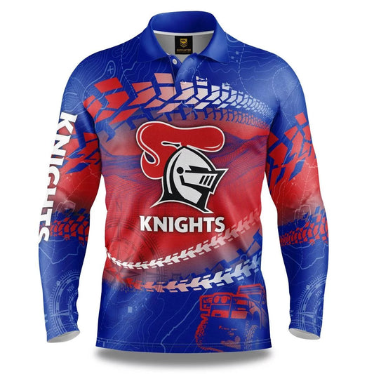 Trax Off Road Camping Shirt NRL Knights