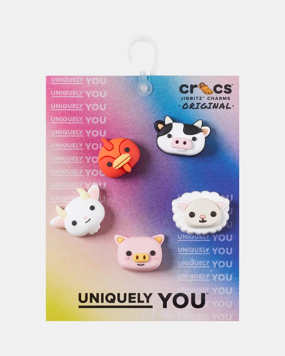 Jibbitz 3D Farm Animal Faces - 5 pack