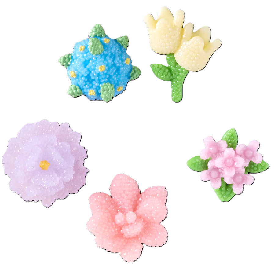 Jibbitz Beaded Flowers - 5 pack