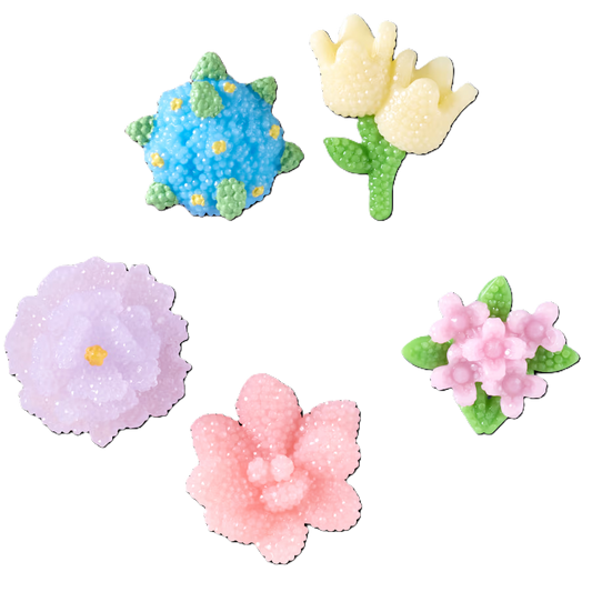 Jibbitz Beaded Flowers - 5 pack
