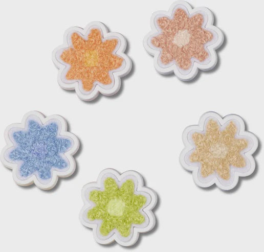 Jibbitz Flower Power Patches - 5 pack