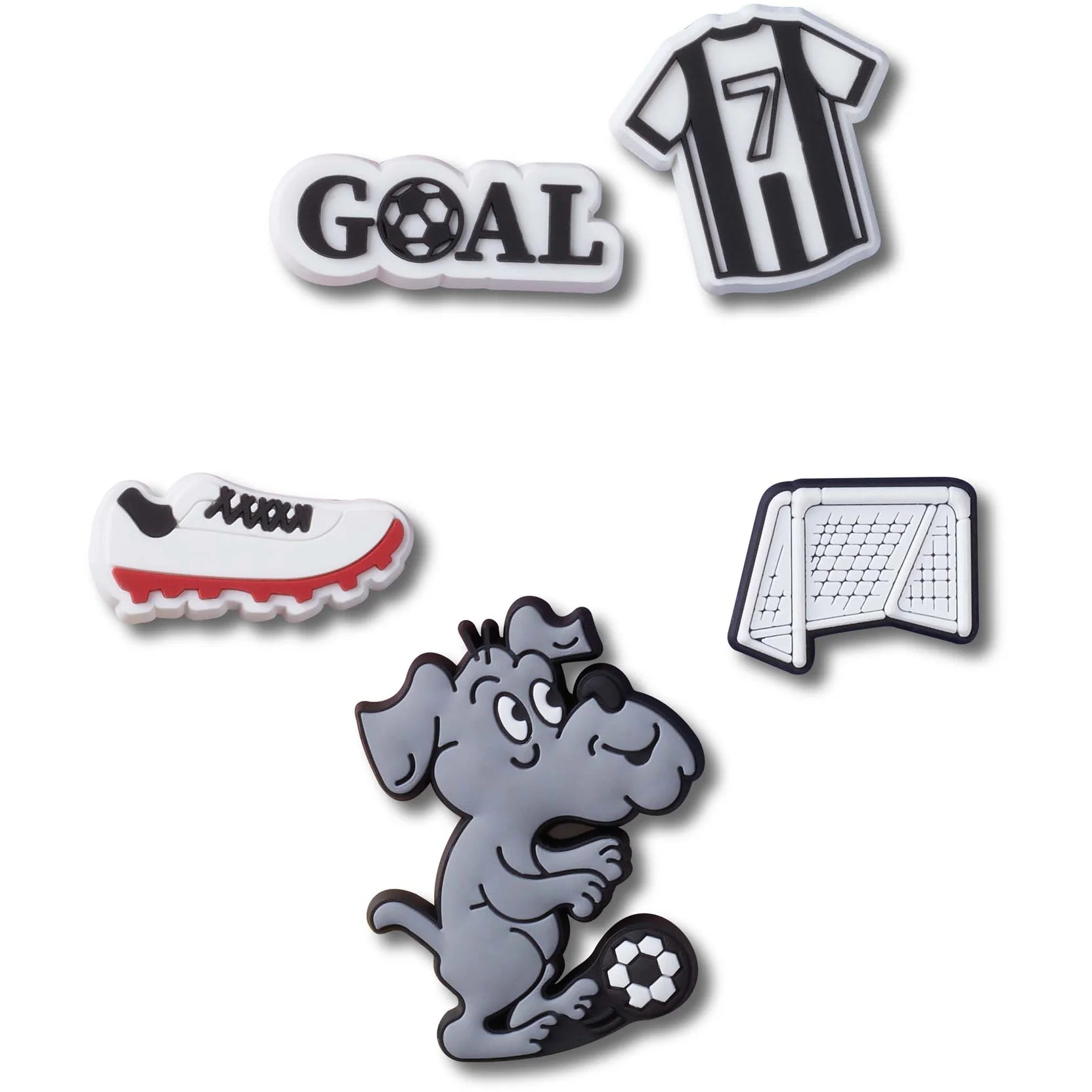Jibbitz Soccer Goal - 5 pack