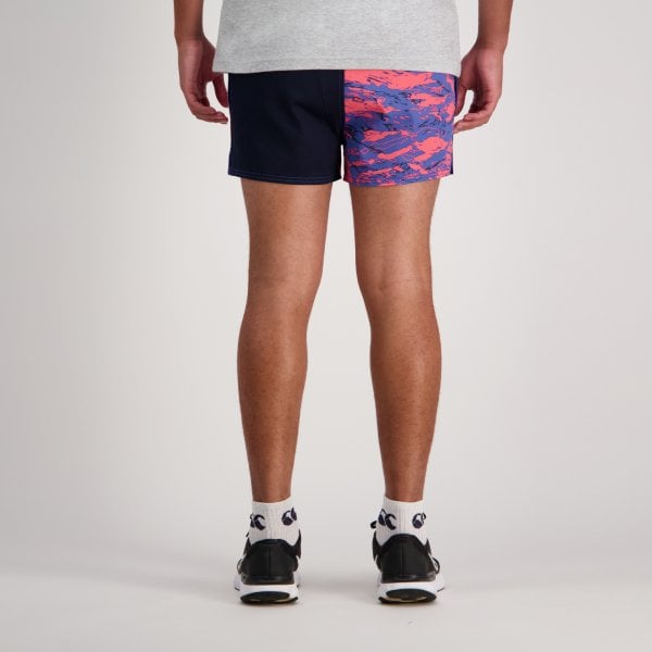 Militia 3in Harlequin Short - sunkissed coral