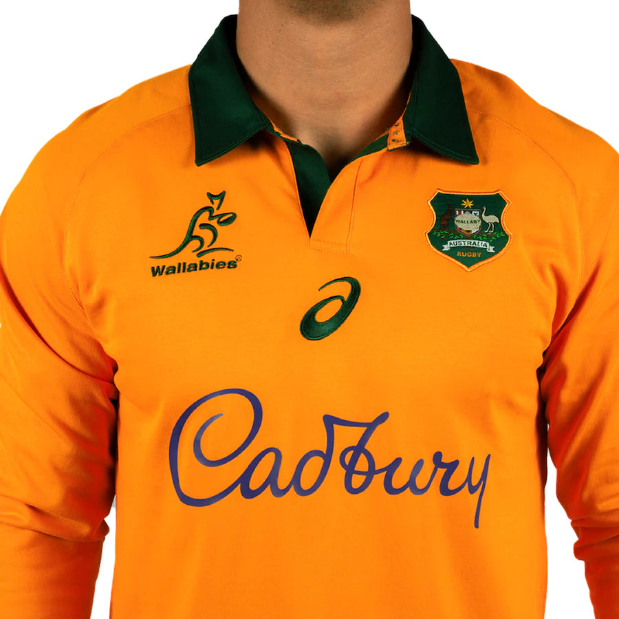 Wallabies Traditional Home LS Jersey 2024