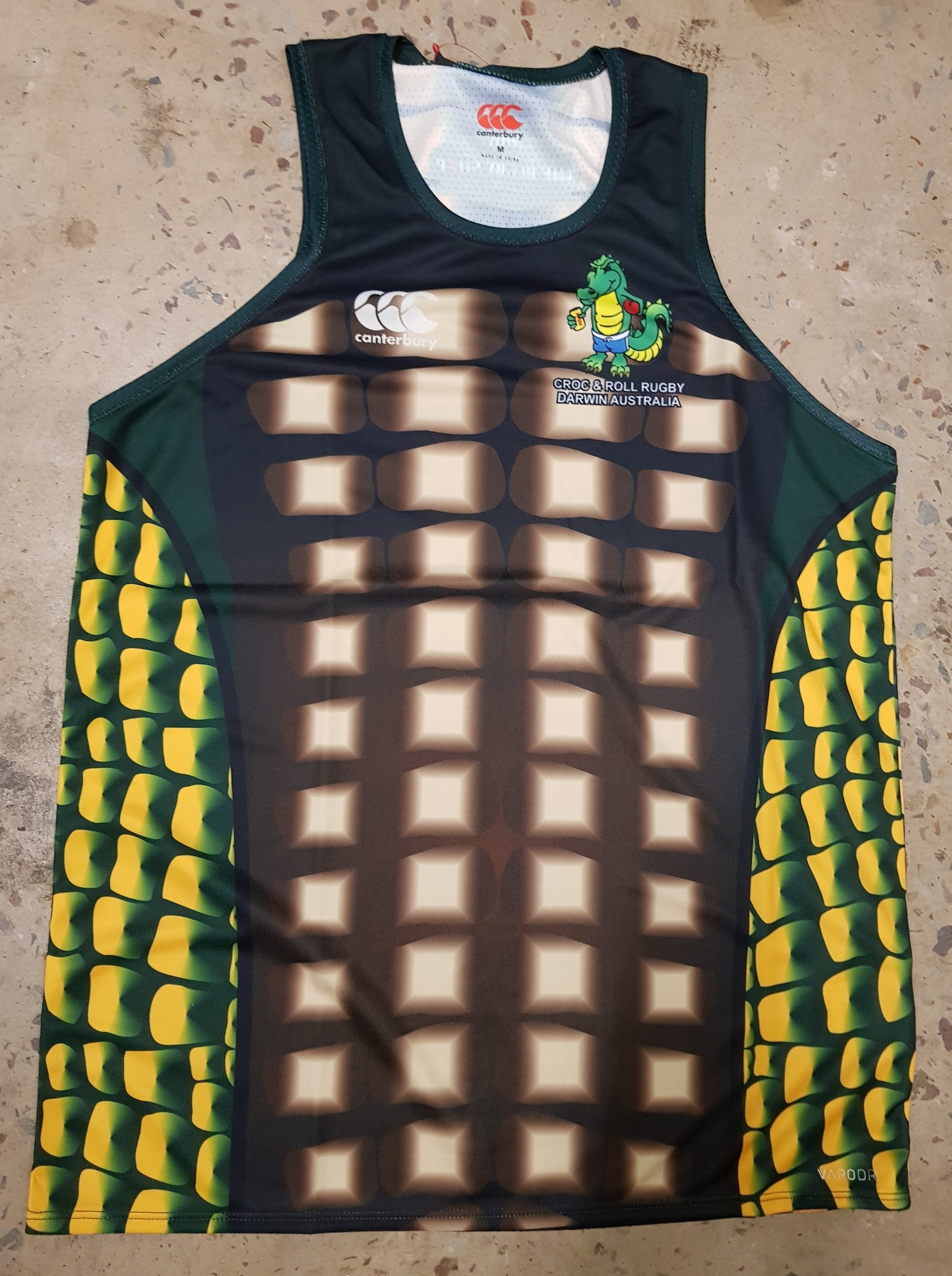 Crocodile Rill Rugby Croc & Roll Rugby Singlet - The Rugby Shop Darwin