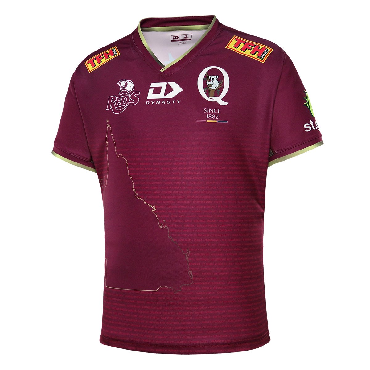 QLD Reds Home Jersey 22 - The Rugby Shop Darwin