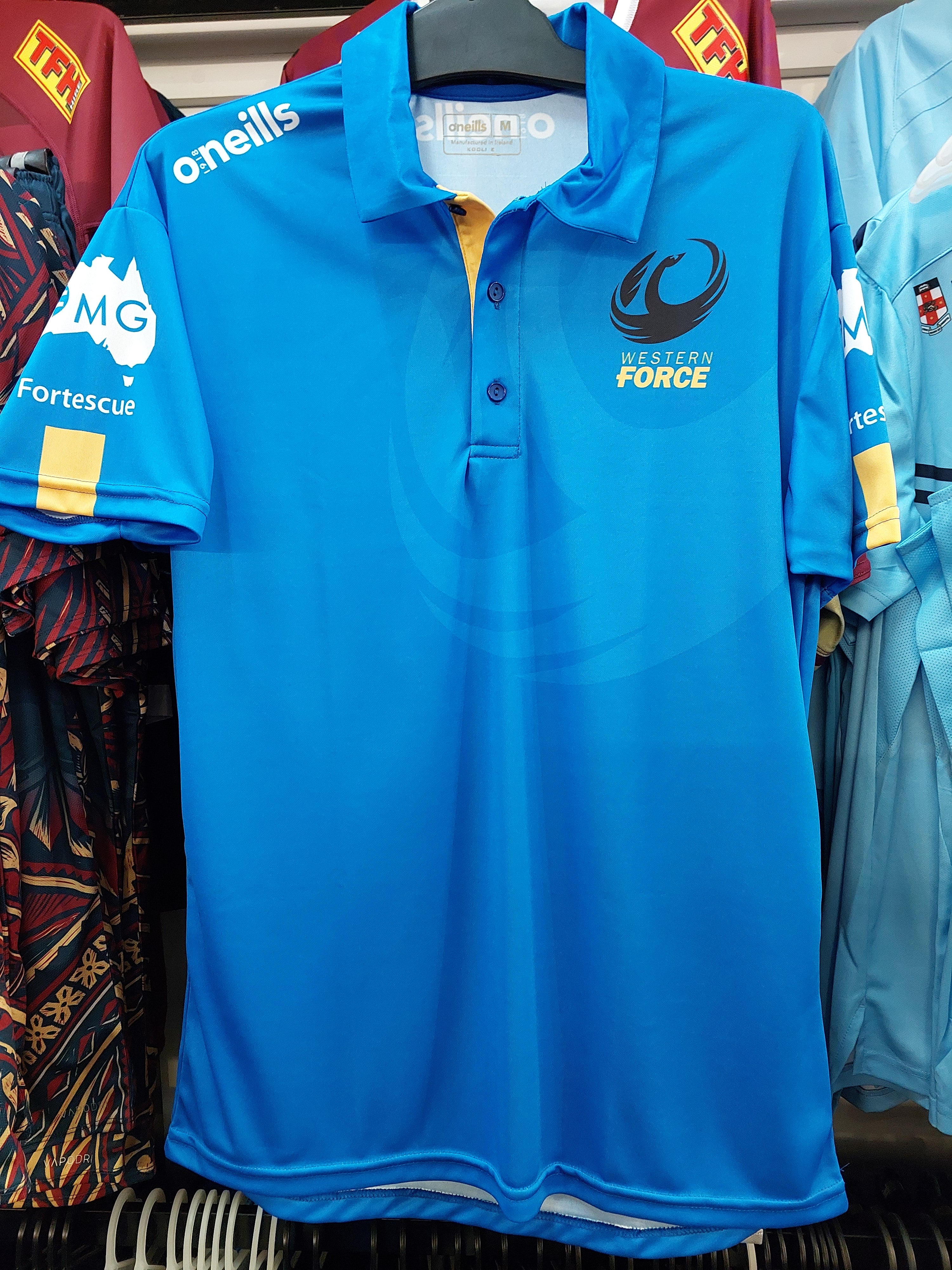 Western Force Media Polo 21 - The Rugby Shop Darwin