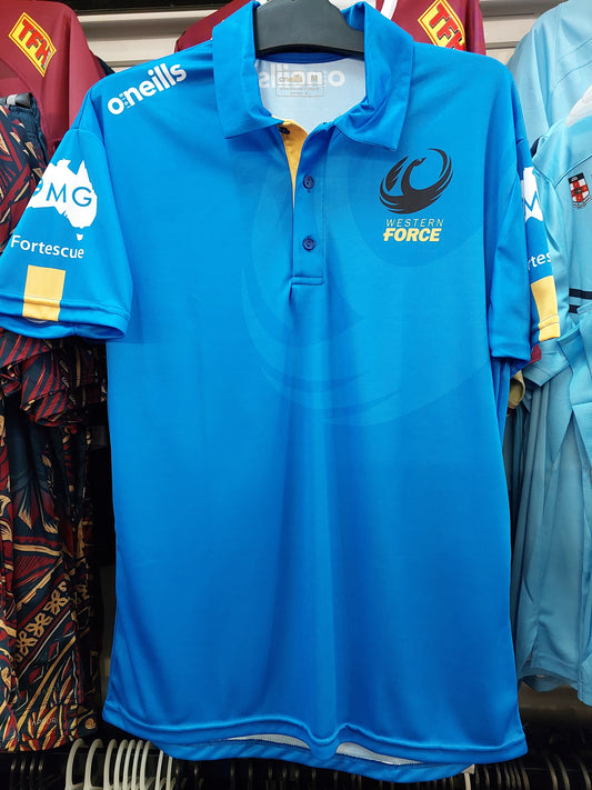 Western Force Media Polo 21 - The Rugby Shop Darwin