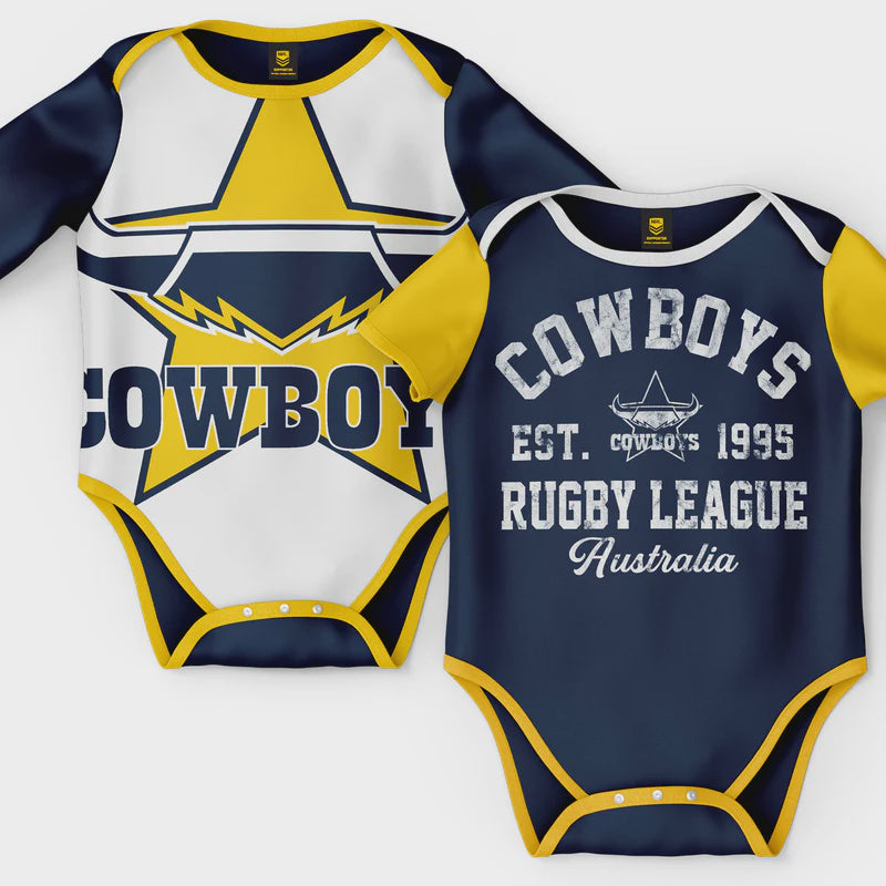 Cowboys Bodysuit 2pc Gift Pack - The Rugby Shop Darwin