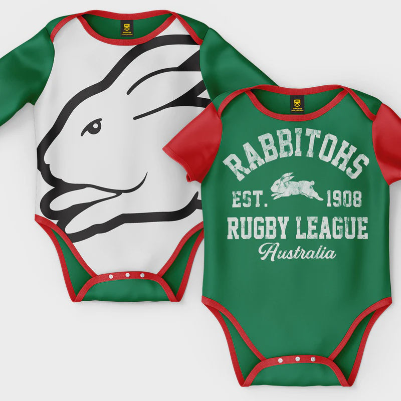 Rabbitohs Bodysuit 2pc Gift Pack - The Rugby Shop Darwin