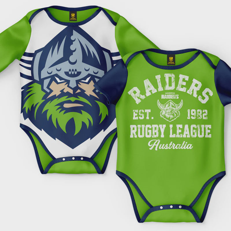 Raiders Bodysuit 2pc Gift Pack - The Rugby Shop Darwin