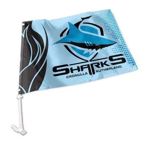 Sharks Car Flag - The Rugby Shop Darwin