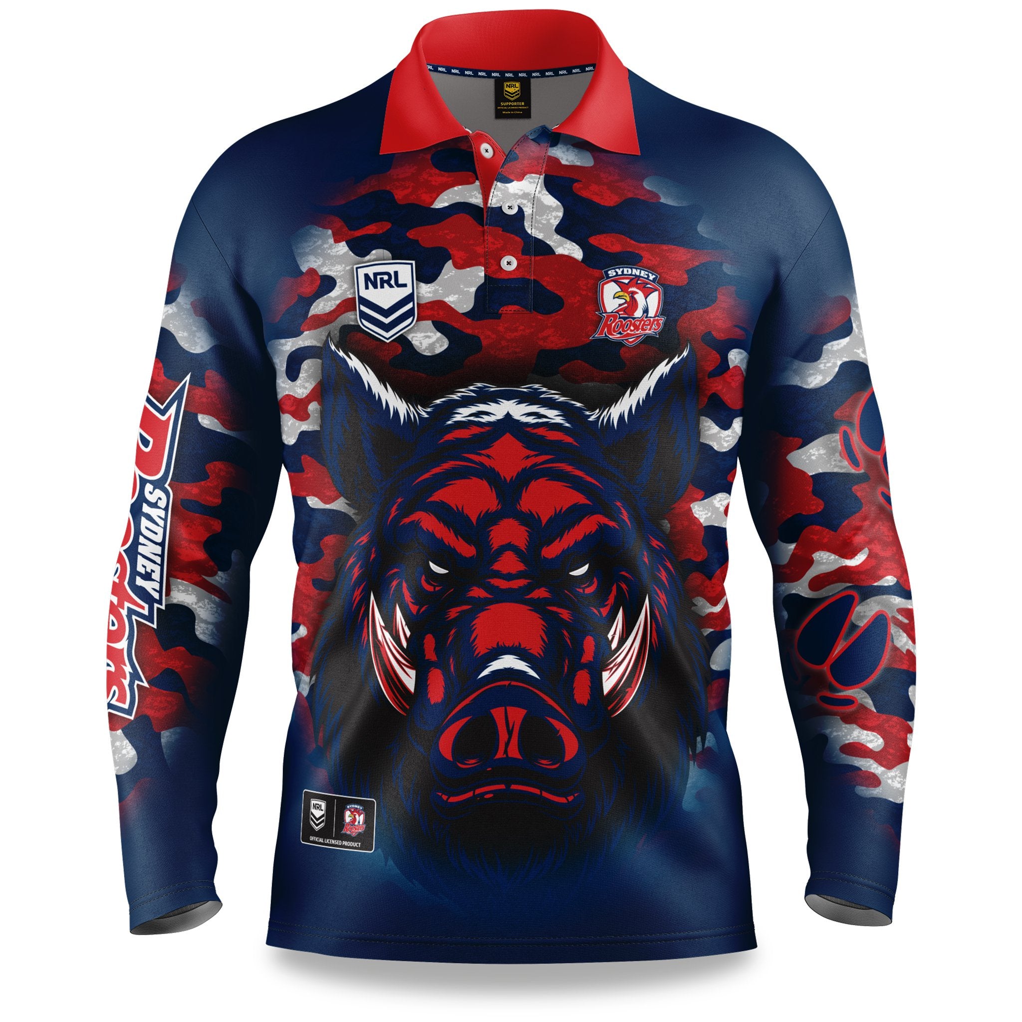 Outback Shirt NRL Roosters 20 - The Rugby Shop Darwin