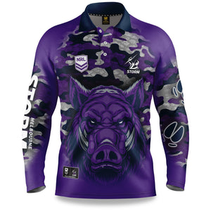 Outback Shirt NRL Storm 20 - The Rugby Shop Darwin