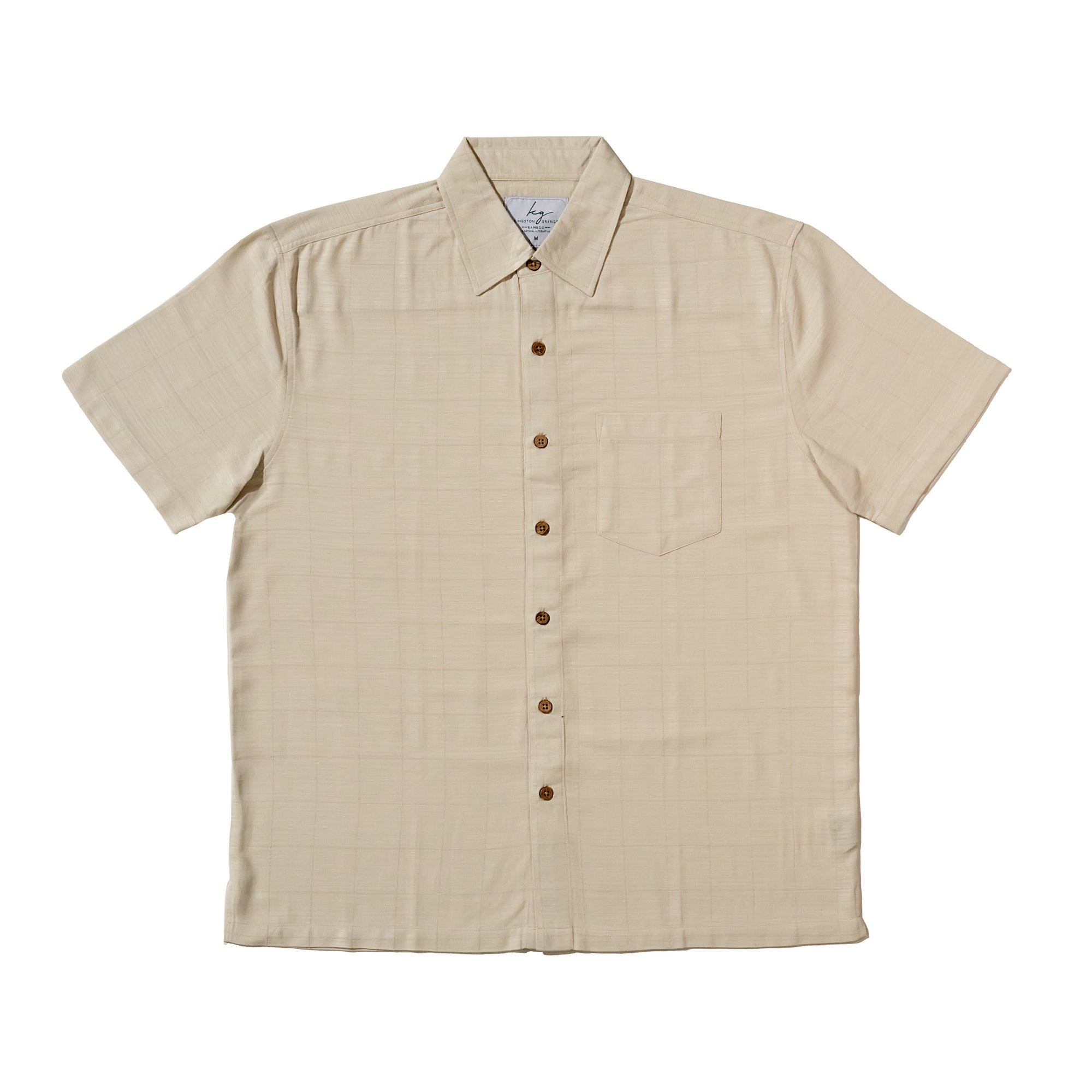 Bamboo Plain Shirt - bone