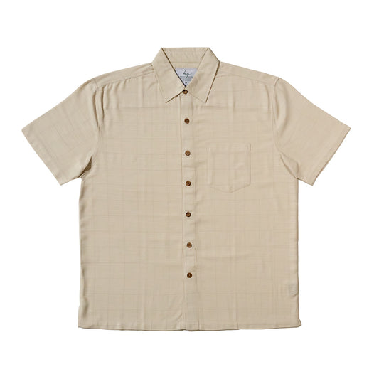 Bamboo Plain Shirt - bone