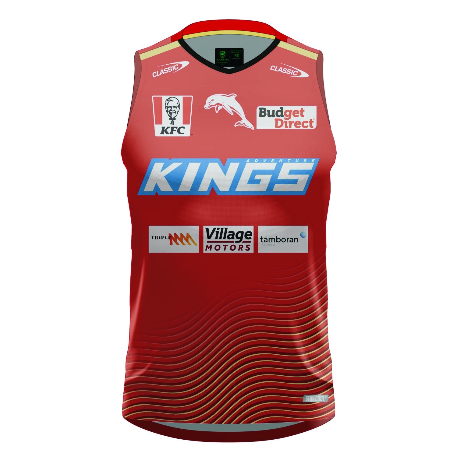 Dolphins Training Singlet 2024 - red