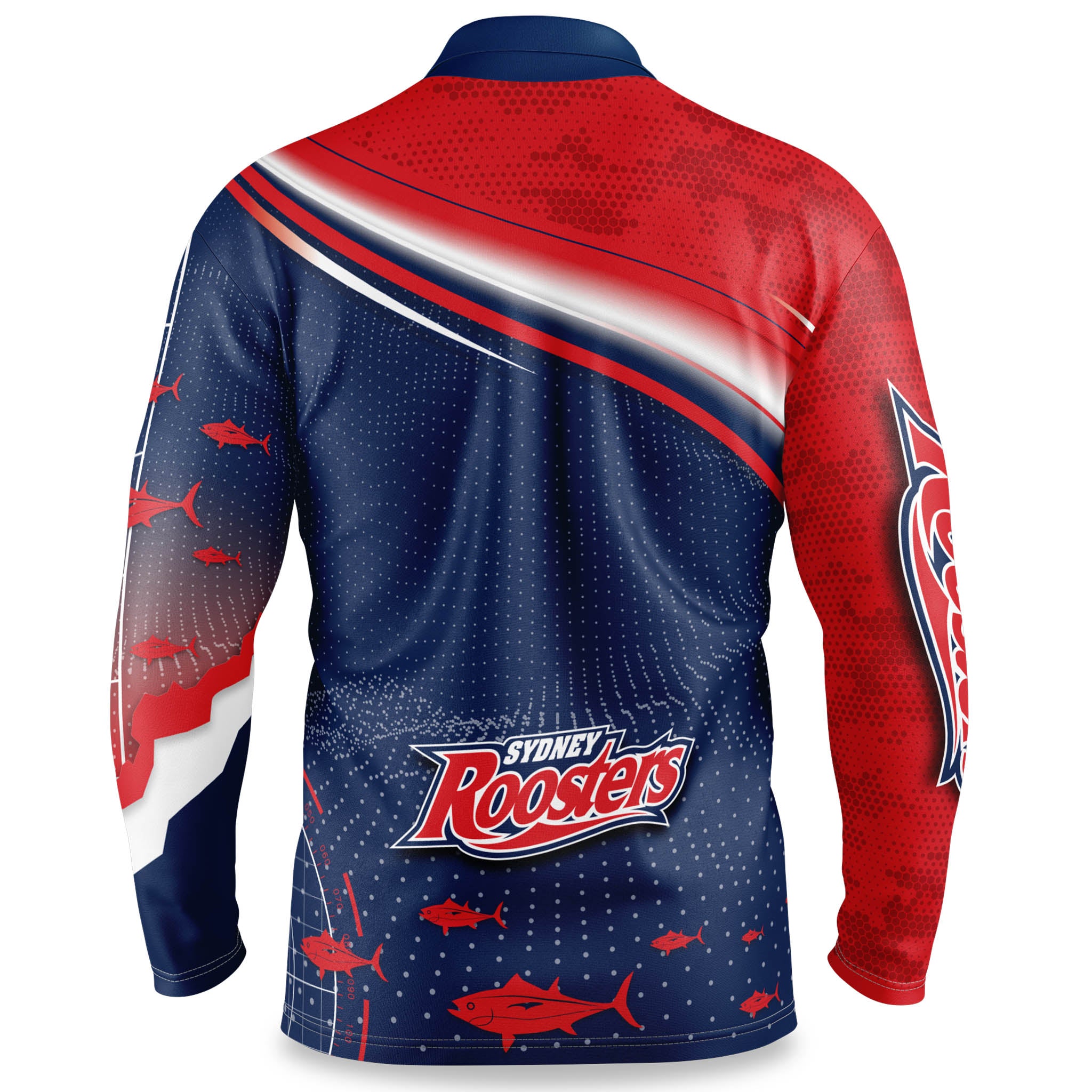 Roosters Fishfinder Fishing Shirt - The Rugby Shop Darwin
