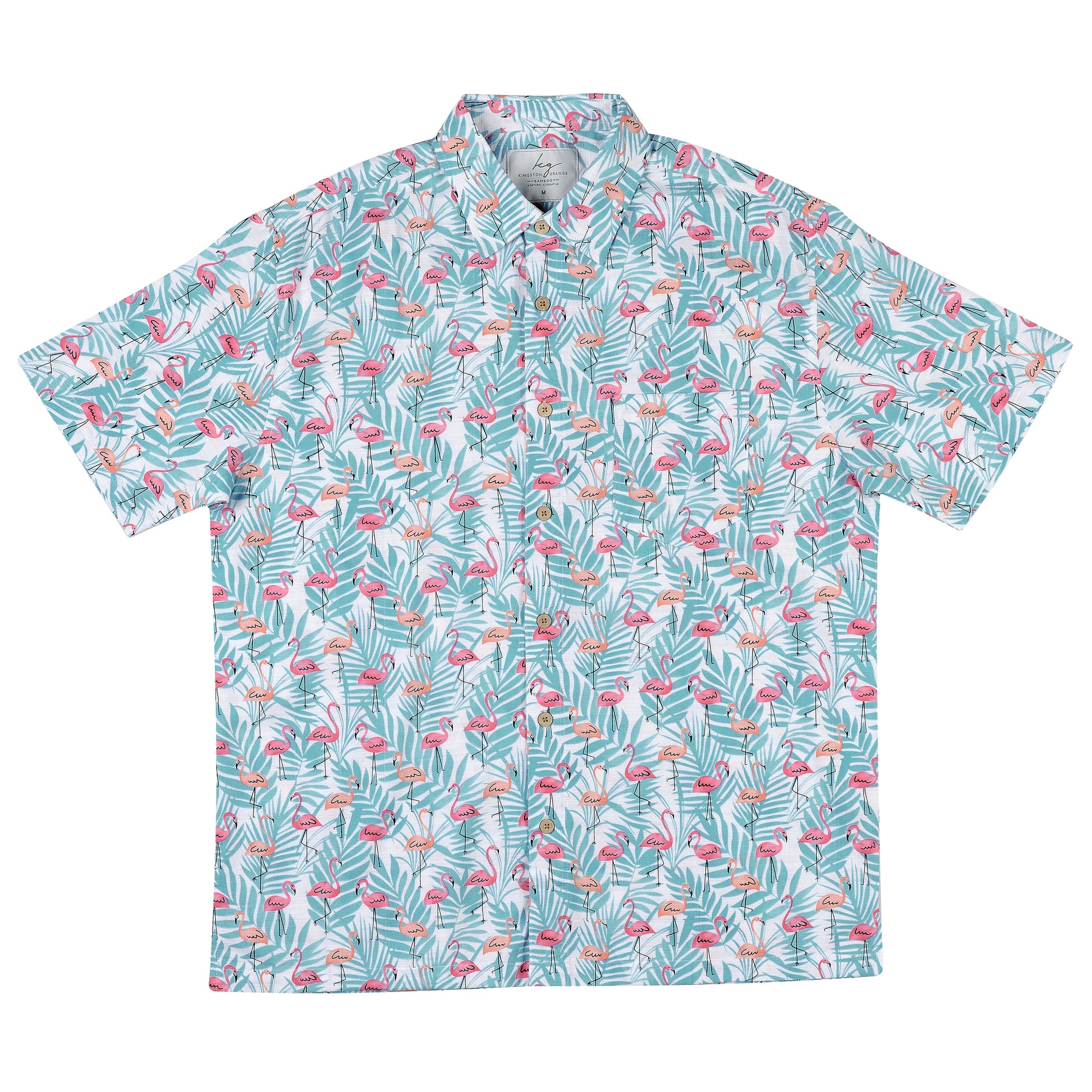 Bamboo Shirt - Flamingo - The Rugby Shop Darwin