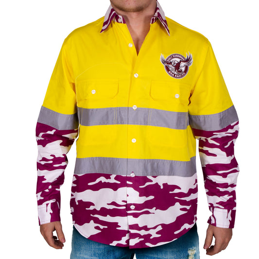 Camo Hi-Vis Shirt NRL Sea Eagles - The Rugby Shop Darwin