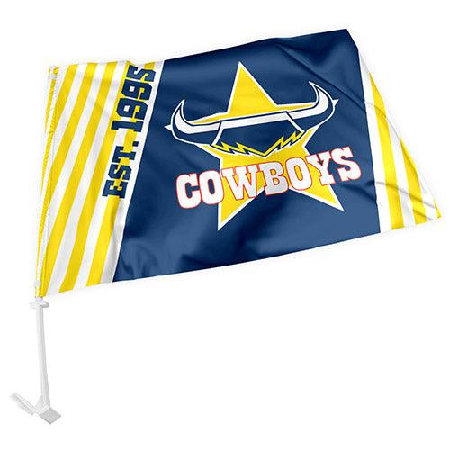 Cowboys Car Flag - The Rugby Shop Darwin