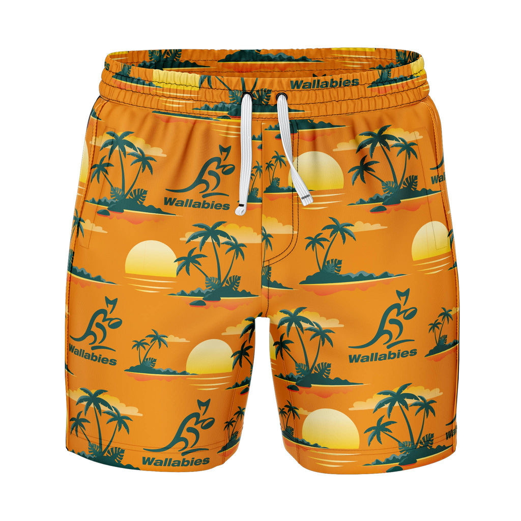 Wallabies Paradise Volley Short - The Rugby Shop Darwin