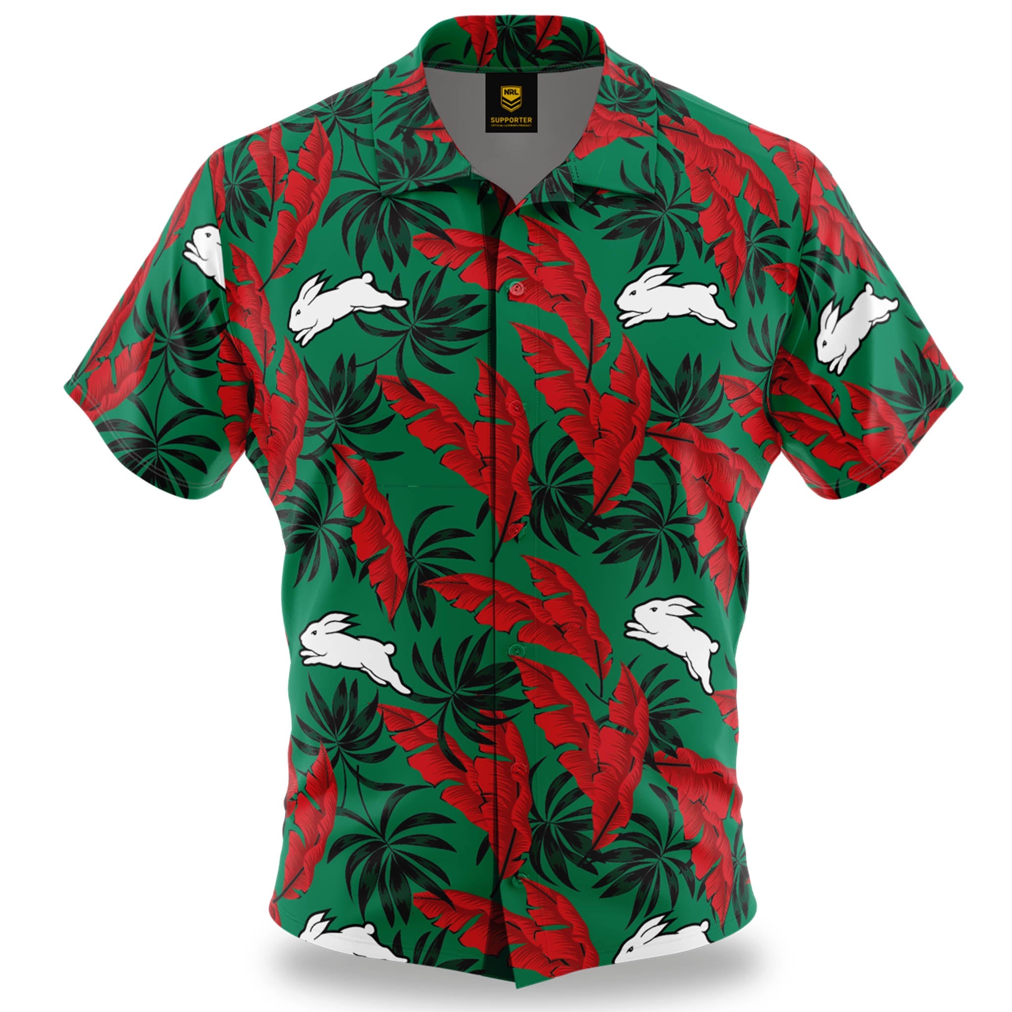 Rabbitohs Paradise Hawaiian Shirt - The Rugby Shop Darwin
