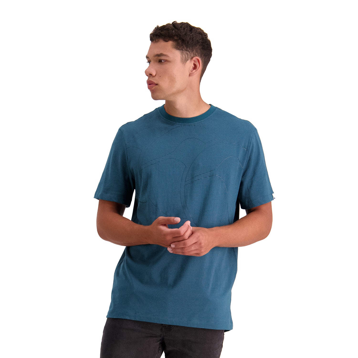 Fundamental Micro Stripe Tee H2 22 - The Rugby Shop Darwin