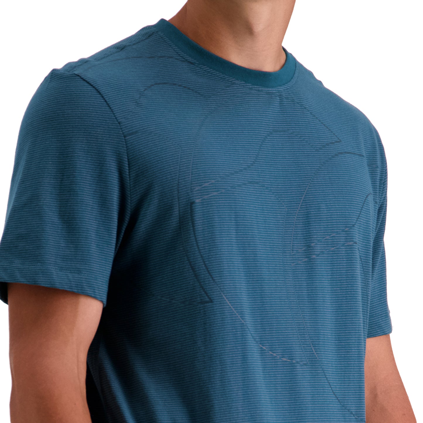 Fundamental Micro Stripe Tee H2 22 - The Rugby Shop Darwin