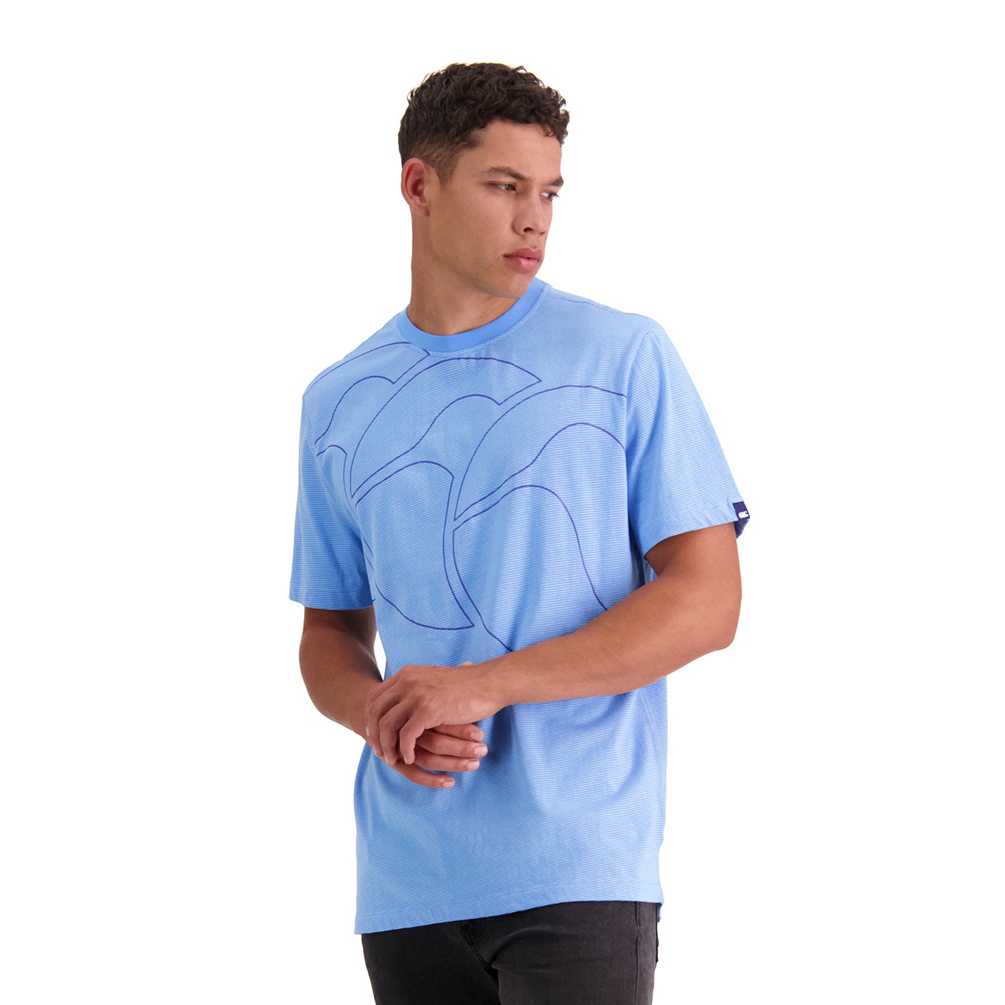 Fundamental Micro Stripe Tee H2 22 - The Rugby Shop Darwin