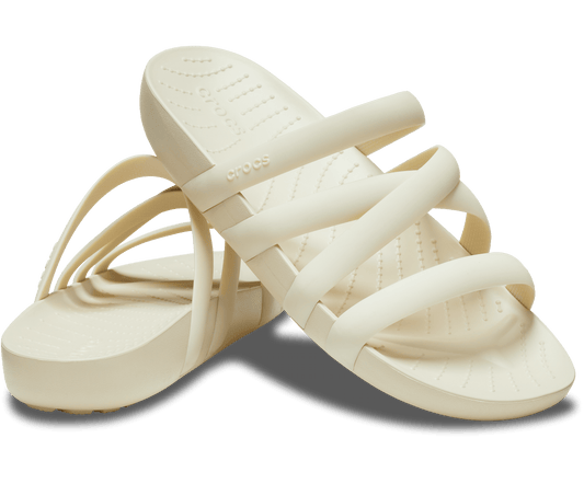 Splash Strappy Sandal - bone