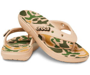 Classic Crocs Printed Camo Flip - The Rugby Shop Darwin