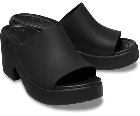 Brooklyn Slide Heel - black/black